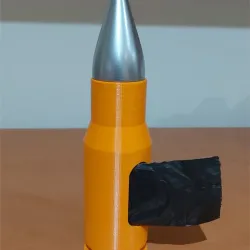 Rifle Bullet - Dog Poop Bag Roll Holder