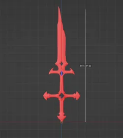 Ruined Blade Cosplay - Valorant - retopologized 