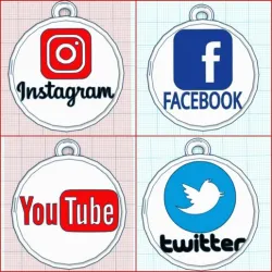 SOCIAL NETWORK KEY FOBS