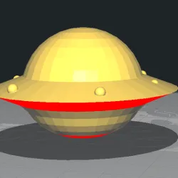 spaceship abduction lamp/Abduccion en nave espacial