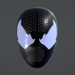 Spiderman PS5 - Venom Symbiote Faceshell Mask
