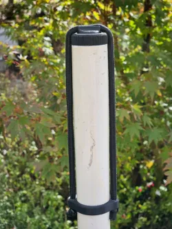 Squid pole cap retainer.
