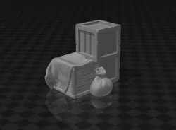Stack of Crates / Kistenstapel / DnD Scatter