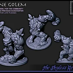 Stone Golem - 28mm Gaming - The Skyless Realms