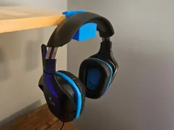 Super Simple Headphone Holder / no screws / print in place