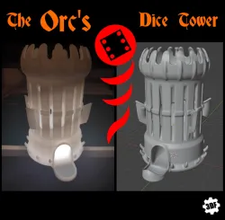 The Orc's Dice Tower - STL version