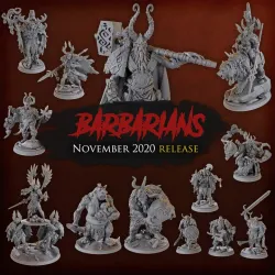 Titan Forge Miniatures - 2020 - November - Barbarians
