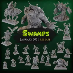 Titan Forge Miniatures - 2021 - January - Swamps