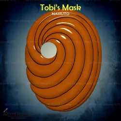 Tobi Mask from Naruto Shippuden - Fan Art for cosplay 3D print model