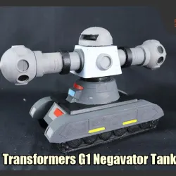Transformers G1 Negavator Tank