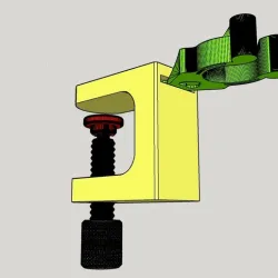 trolley token with cane holder and various supports