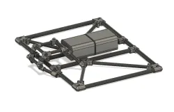 Tubular 7inch Tubular "Boxed Deadcat" frame - O3 version - print at home