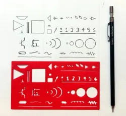 UFS-156 More Electrical Diagrams Stencil or Template