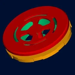 Valve for a protective mask