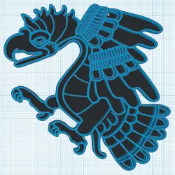 Wall decoration Aztec Eagle
