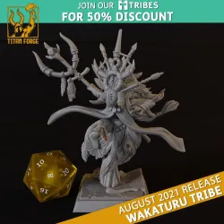 Warden - Wakaturu Tribe - Titan Forge Miniatures August 2021