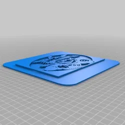 Wichita State Shocker on Square Thick Plate