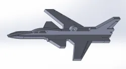 X-29 Aircraft Kit Card