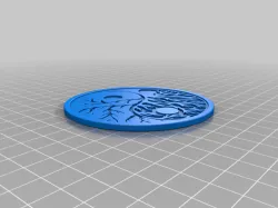 Yin & Yang Tree Drink Coaster