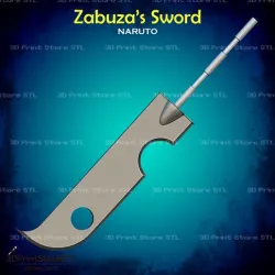 Zabuza sword from Naruto Shippuden - Fan Art for cosplay 3D print model