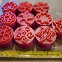 10 Clay/Cookie Stamps