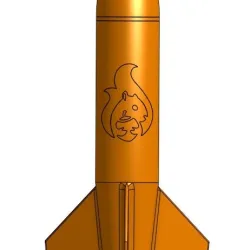 13mm NLT (Need Love Too) rocket UPDATED