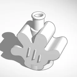 3D Mickey Cachimba Mouthpiece