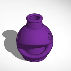 3D PacMan Cachimba Nozzle