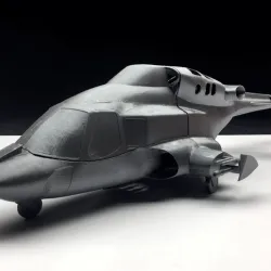 AIRWOLF 3D PRINTED helicopter fuselage in size 450