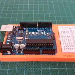 Arduino Uno And Mini Breadboard Stand