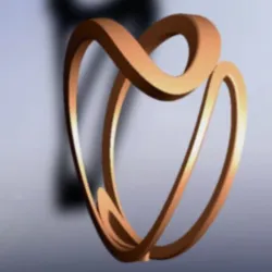 art nouveau ring