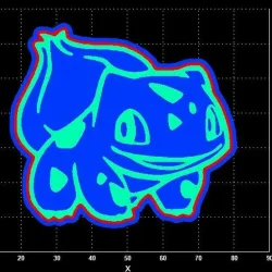 Bulbasaurus cookie cutter