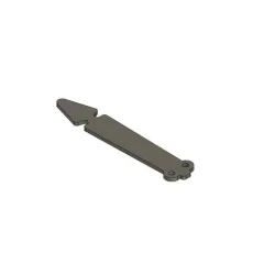 Buttplug blade for shocker balisong