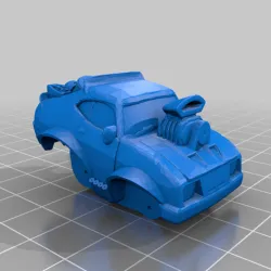 Cartooned Interceptor V8 Gaslands
