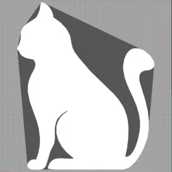 cat - cat- decoration - 2D