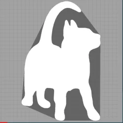 cat - cat- decoration - 2D