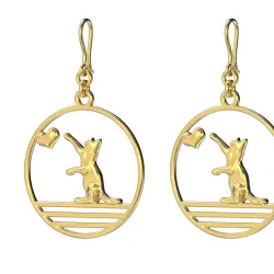 Cat earring