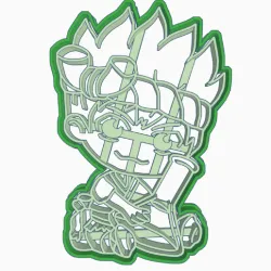 CHROME - COOKIE CUTTER - DR STONE ANIME / DOCTOR STONE