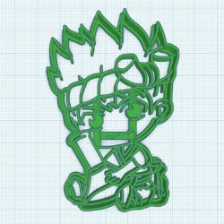 CHROME - CUTTER COOKIE - DR STONE ANIME / DOCTOR STONE