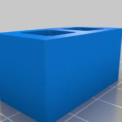 Cinder Block Scale Miniature 12:1!