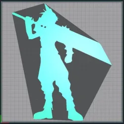 Cloud - Final Fantasy 7 - 2D