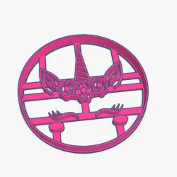 Cookie Cutter Unicorn Cortante Galletita Unicornio