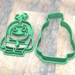 Cookie Stamp/Cutter. Cortante/Cutter cookie dough. Oddbods Bubbles