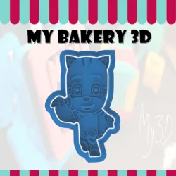 COOKIES CUTTER / EMPORTE-PIÈCE / COOKIE CUTTERS OF HEROES IN PAJAMAS (PJ MASK)
