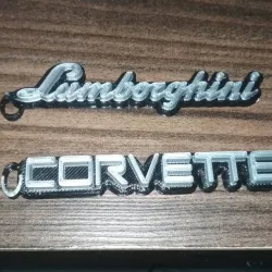 corvette keychain