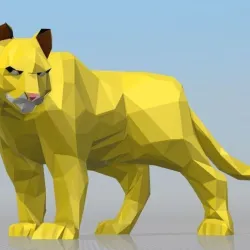 Cougar - low poly (Cougar)
