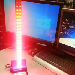 Create a portable LED strip that responds to music