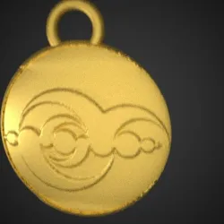 Crop circle medallion