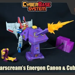 [CyberBase System] StarScream's Energon Canon & Energon Cubes