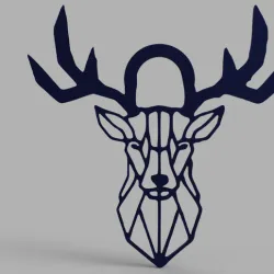 Deer keychain, necklace